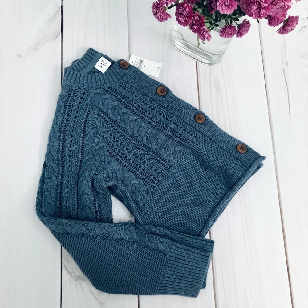 NWT Blue Cardigan Girl Size M - Picture 3 of 5